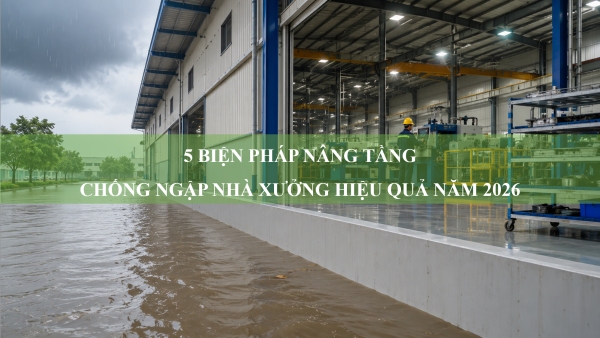 5 biện pháp nâng tầng chống ngập nhà xưởng hiệu quả năm 2026